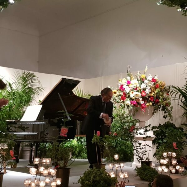 baptême de la rose Festival Chopin à Paris en juillet 2025 par Jean Marc Luisada